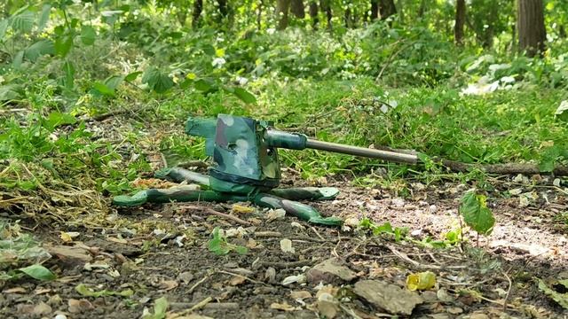 Пушка из пластилина, уничтожение. смотреть онлайн