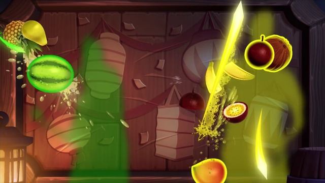 Fruit Ninja Kinect 2 - Gameplay Trailer! смотреть онлайн