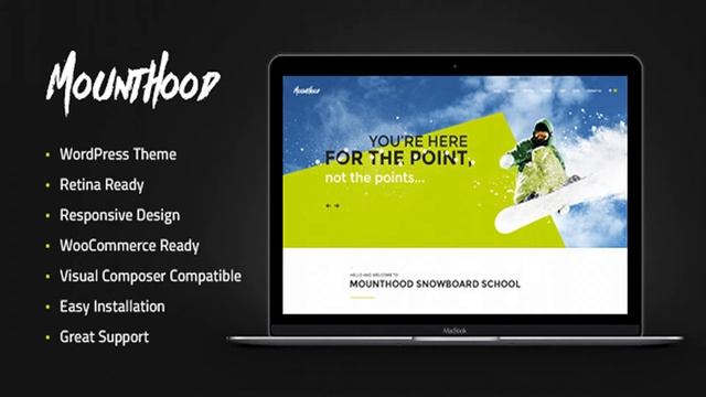 Mounthood | Ski and Snowboard School WordPress Theme | Themeforest Website Templates and Themes смотреть онлайн