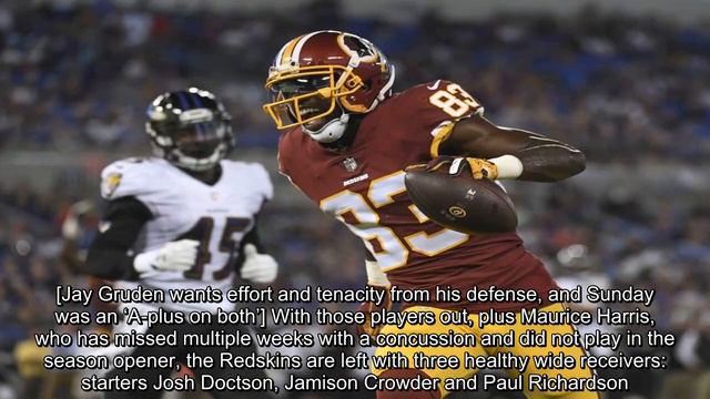 Redskins re-sign Brian Quick, place Cam Sims on injured reserve смотреть онлайн