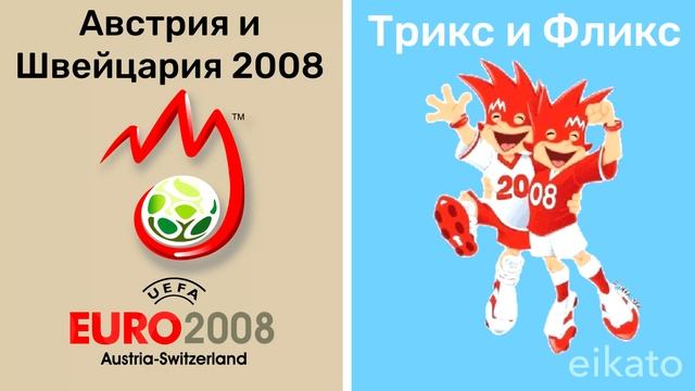 ⚽ Все Эмблемы (Логотипы) всех Чемпионатов Европы по Футболу 1960 - 2022 | Страны-хозяйки ЧЕ (ЕВРО) смотреть онлайн