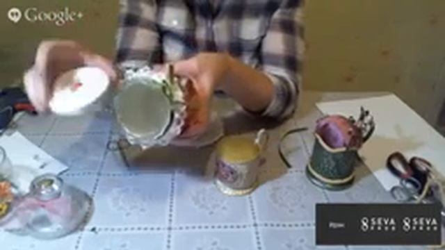 Декупаж. Игольница из подстаканника. Ирэн Соловьева смотреть онлайн