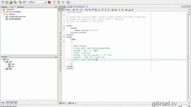 Ders 06 - String, Boolean, Array ve Veri Türü - PHP Öğreniyorum смотреть онлайн