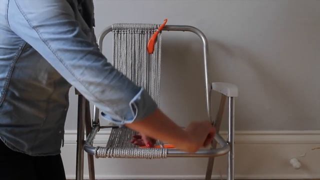 Woven Macrame Chair Tutorial - Part 1 смотреть онлайн