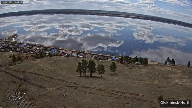 Ледоход 2021 - р. Лена - Олекминск - Север - 2021-05-22 смотреть онлайн
