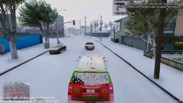 LIVE: GTA 5 LSPDFR Christmas Snow Patrol (2015 Chevy Tahoe) смотреть онлайн