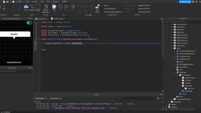 How to Make a Custom Overhead Health Bar GUI in Roblox Studio | Roblox Studio Tutorial смотреть онлайн