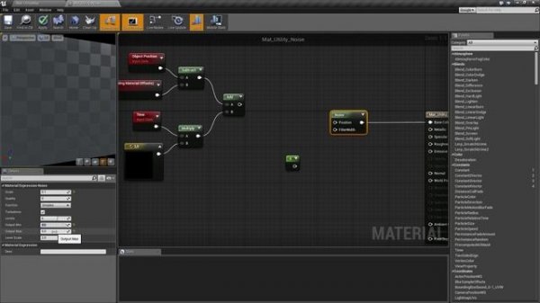 Material - Noise in Unreal Engine 4.