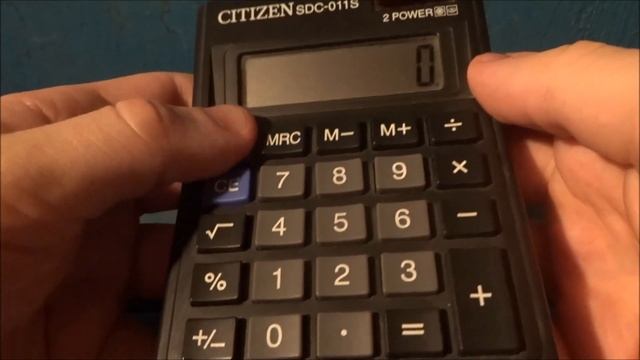 Обзор калькулятора Citizen SDC-011S