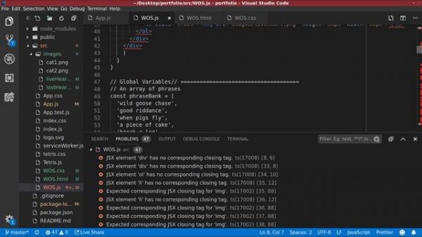 Importing existing JS Code into React