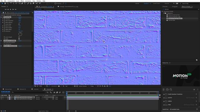 Creating Normal Map inside After Effects [FREE PRESETS] смотреть онлайн