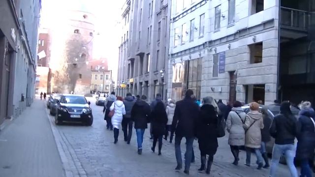поход к Пороховой башне в Риге 8 марта 2014 смотреть онлайн
