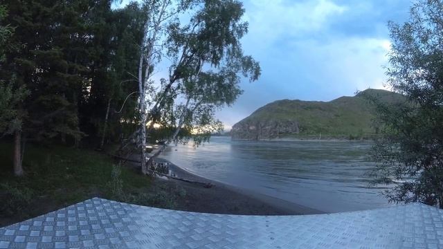 Слияние рек Катунь и Мульта Горный Алтай. смотреть онлайн