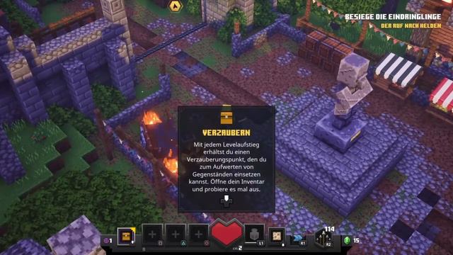 Minecraft Dungeons PS4 Slim Gameplay смотреть онлайн