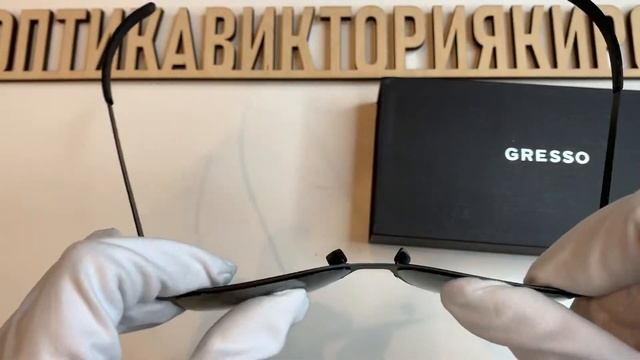 Очки солнцезащитные 65TB010S4 Gresso с футляром смотреть онлайн