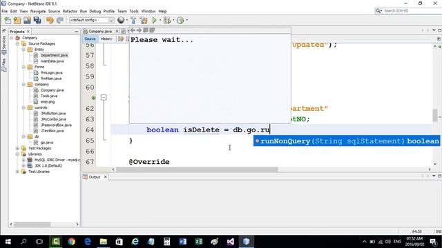 Delete Department Class In JAVA #247 смотреть онлайн