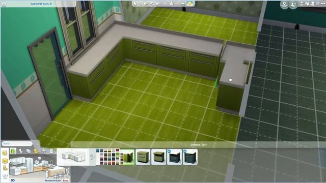 The sims 4 КВАРТИРА В ЗЕЛЕНОМ ЦВЕТЕ смотреть онлайн