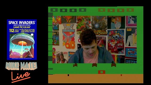 Space Invaders (Atari 2600) mode variants - Mike Matei Live смотреть онлайн
