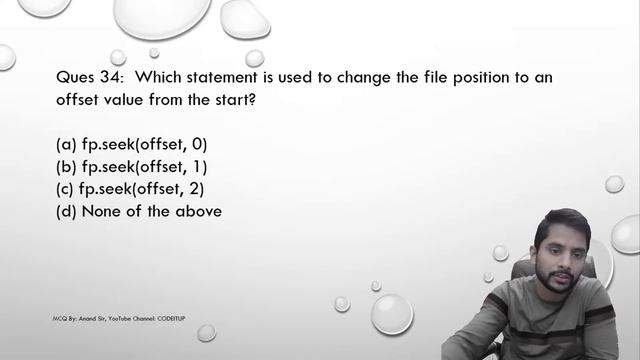 Python Class 12 | Chapter 5 | Important MCQ's | Python File Handling смотреть онлайн