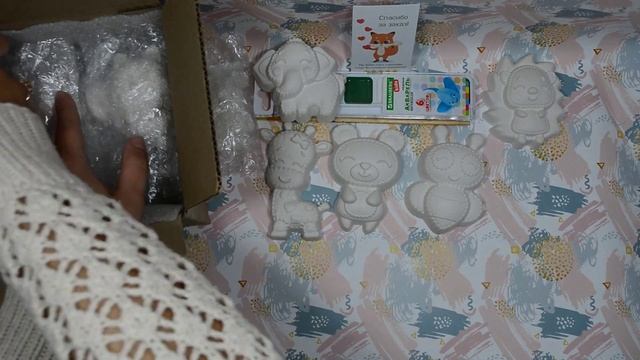 Упаковка гипсовых фигурок для детского творчества смотреть онлайн