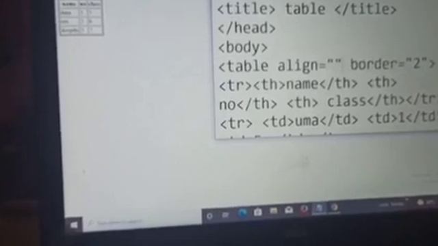 Tables in HTML border,cell padding & spacing,header &footer in Telugu #telugu#html#table смотреть онлайн