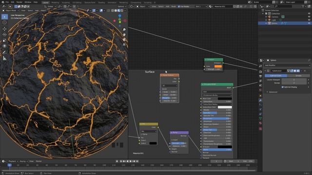 Blender Tutorial - Procedural Cracked Surface Material смотреть онлайн