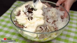 КОНКУРЕНТ ОЛИВЬЕ! БЕЗ КАРТОШКИ! Салат "БЕЛОРУСОЧКА" | Кулинарим с Таней