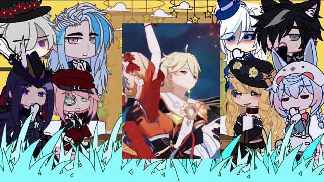 💦Fontaine characters react to Twins /(Aether～Lumine)✨Part 1 смотреть онлайн