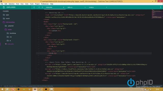 Belajar Bootstrap 4 - Memahami grid sistem pada Bootstrap смотреть онлайн