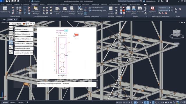 Advance Steel 2023: Improvements to drawing styles for DACH смотреть онлайн