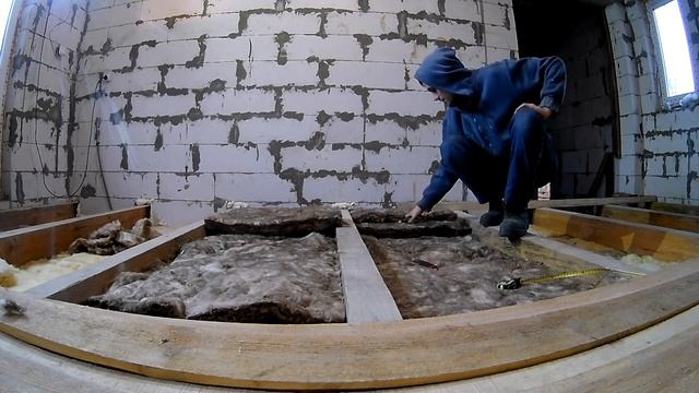 Утепление межэтажного перекрытия по деревянным балкам. Паро и гидро изоляция межэтажнго перекрытия смотреть онлайн