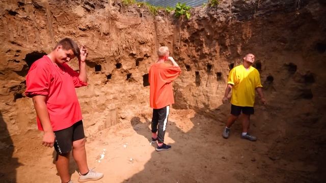 КТО ПЕРВЫЙ ВЫБЕРЕТСЯ ИЗ ЯМЫ, ПОЛУЧИТ ДЕНЬГИ - ЧЕЛЛЕНДЖ!