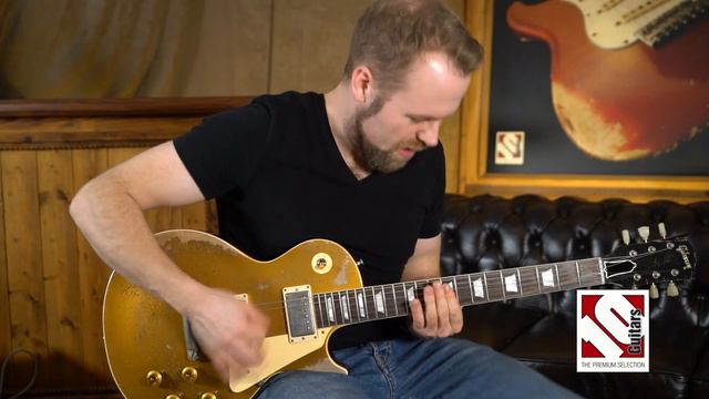 2018 Gibson Les Paul '57 Goldtop Murphy Extreme Aged M2M смотреть онлайн