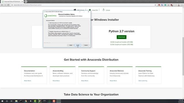 01 how to install anaconda python on windows 10 смотреть онлайн