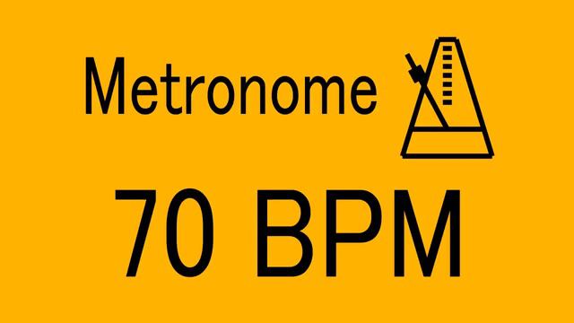 70 BPM METRONOME FOR TRAINING MUSICAL INSTRUMENT / 楽器練習用 メトロノーム / practice смотреть онлайн