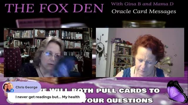 The Fox Den with Gina B and Mama D oracle messages смотреть онлайн