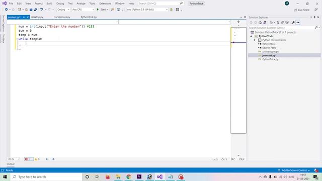 4 | Program to Check Armstrong Number in Python | Python Programs for interview in Tamil смотреть онлайн