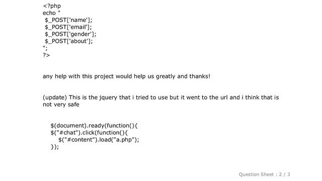 jQuery : jquery using ajax to send data and save in php смотреть онлайн