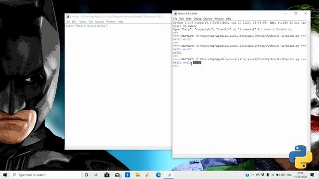 Python Tutorial-2: print() Function [Telugu] смотреть онлайн