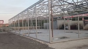 Каркас ангара.