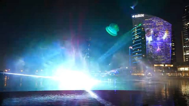 Dubai Festival City, офигенное лазерное, огненное, световое шоу на воде смотреть онлайн