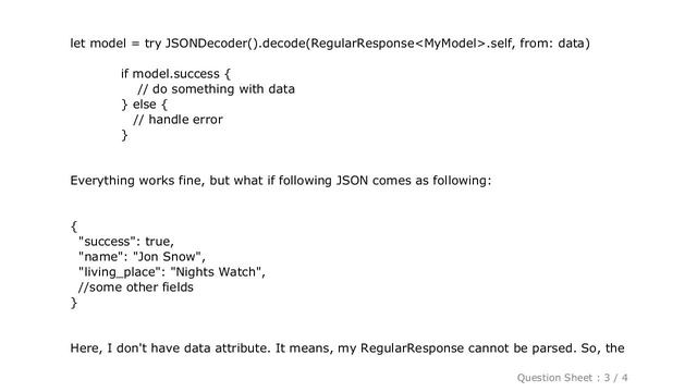 iOS : How to handle failure cases of JSON response using Codable? смотреть онлайн