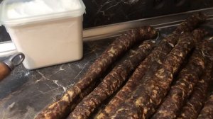 Очень вкусная сушёная колбаса