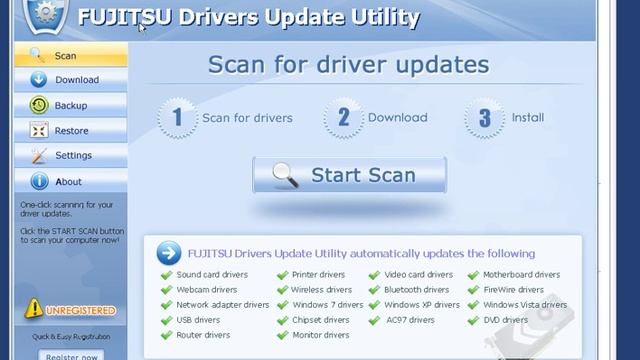 FUJITSU V5535 V6535 V6555 USB Video Driver Tech Support Utilities Driver Utility смотреть онлайн