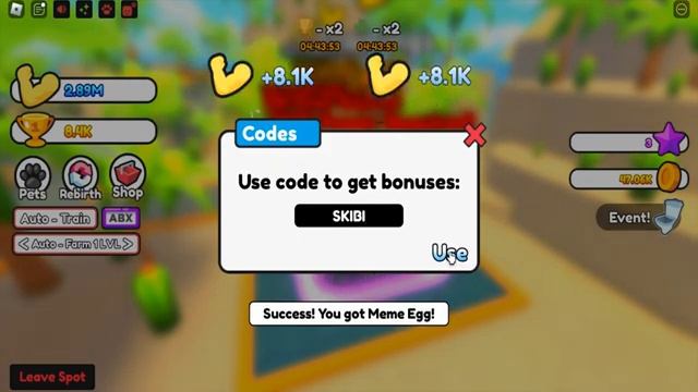 Roblox Strong Leg Simulator New Codes July 2023 смотреть онлайн