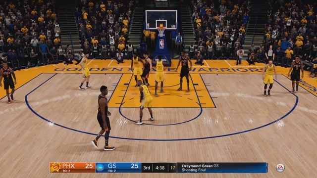 NBA Live 24 Warriors Vs Suns Full Game Updated Rosters & Jerseys #1 | The Future Of NBA Live‼️