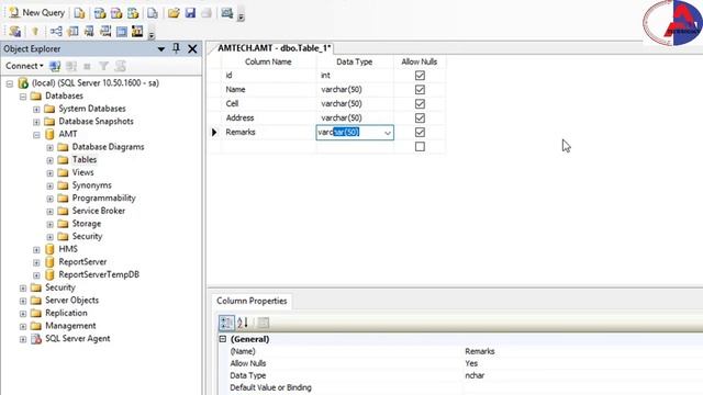 How to create new database and table in SQL Server смотреть онлайн