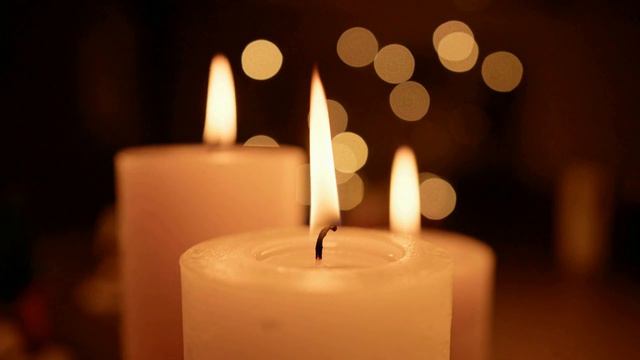 Relaxing Piano 💖 with 4 Hours Flaming Candle, Meditation and Sleeping Piano | 4K Candle смотреть онлайн