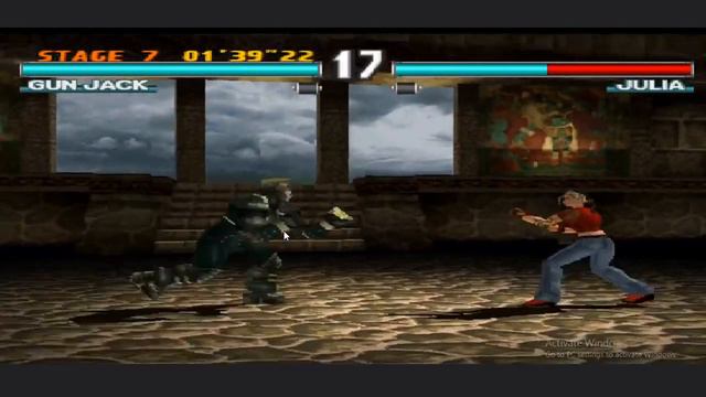 TEKKEN 3 FIGHT ARCADE BATTLE MODE GUN JACK