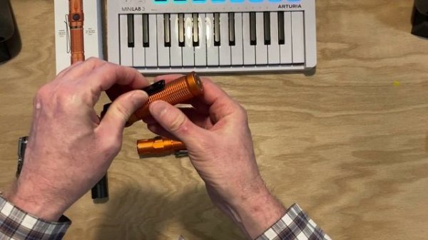 Olight Warrior 3S Orange Tactical Flashlight Review